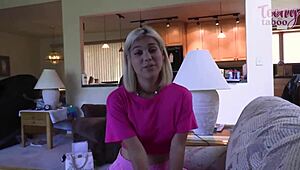 Babysitter Lilith Grace rides Seth hard for deep creampie in her wet pussy! 😈💦🍑