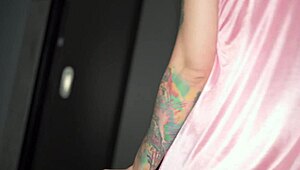 in pornarnia the satyr face fucks redhead bitch by the jerk-off wardrobe