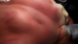 Brazilian Swingers Park Car on Street for Public Blonde Blowjob