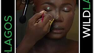 smoking hot ebony babes bent over gagging on monster cocks all day