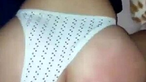 thong aside and cock slamming bottom deep