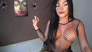 Tattooed Latina Shemale Spotlight