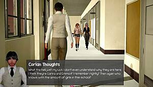 My heart races feeling her big blonde tits in headmaster's deepest fantasy