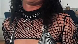 i can't resist this tattooed petite anal slut's rough latex cowgirl ride ending in deep creampie