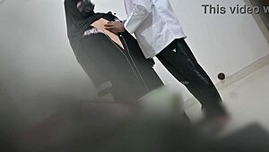 Hijab Patient Bent Over for Secret Doggy Doctor Pounding in Hospital