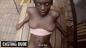 Ebony Tinder Hottie Deepthroats Bbc On First Date