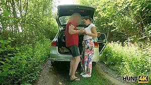 guy pays big cash to fuck gorgeous czech milf wife while cuckold watches close