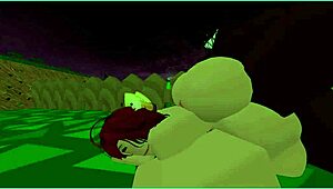 she tricks best friend into rough outdoor fuck with big tits and ass