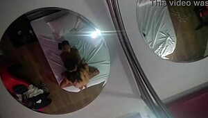 he carries cheating latina wife outdoors rough missionary breeding her screaming pussy