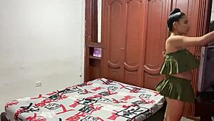 Helping my stepbrother masturbate fills me with forbidden joy and heat