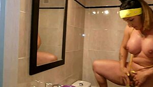 what happens when she climbs stairs and suddenly squirts everywhere?