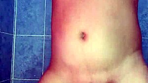 sexy mexican in satin panties models her lingerie