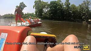 guy pays big cash to fuck gorgeous czech milf wife while cuckold watches close