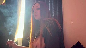 Artemisia's Long Hair Cigarette Fetish Solo