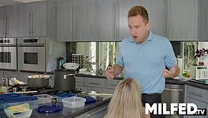 Sneaky stepmom-in-law kitchen ride turns chaotic wrong