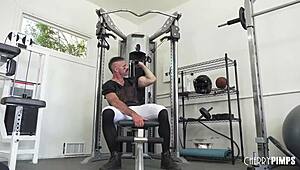 Busty Blonde Cheerleader Honey Blossom Rides Charles Dera Cowgirl Licks Shaved Pussy