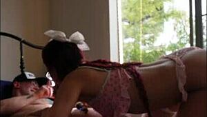 petite teen ryder rey endures three loads in one sextape stream