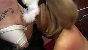 renee richards milks massive cumshot on huge tits while antonia deona watches hungrily