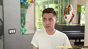 Milf Home from Hospital Eyes Hard Cock Sliding into Her Ass