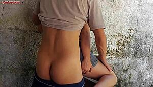 Short Sexy Maid Takes Boss's Huge Cock in Every Room Bareback