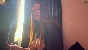 Artemisia's Long Hair Cigarette Fetish Solo