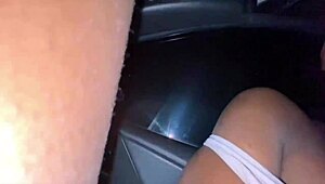 skinny teen nympho caught sneaking out for bbc car fuck