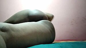 Desi Village Girl's Big Natural Saggy Tits Bounce in First Fuck