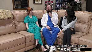 ditria rose moans hard spreading pierced nipples with vibrator