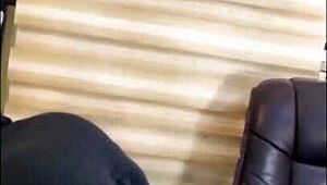 Big Ass Mama Fucks Boss for Job with Huge Cock Doggystyle