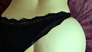 hotwife's tight jeans rip open for doggystyle pounding and thick cumshot on curvy ass!