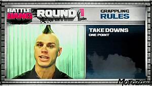 brunette model takes sloppy facial after rough cock fight