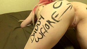 skinny teen stepdaughter takes prone bone creampies from daddy over and over again