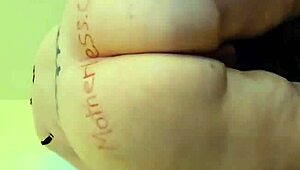 candid sandra's fat hairy pussy lips and chunky ass get licked sucked in garage worship