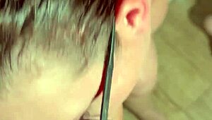 hubby catches wife cheating rams her mouth with lover's cock pisses face pov