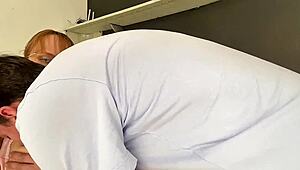 macetei a buceta da novinha do condominio no sheer red fishnets 😏🍑🔥