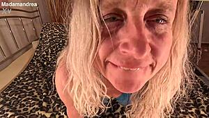 ever wonder how that dominatrix outfit feels slamming mega dildo deep?