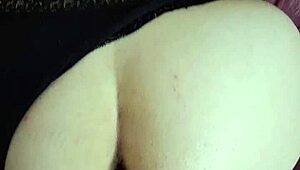 hotwife's tight jeans rip open for doggystyle pounding and thick cumshot on curvy ass!