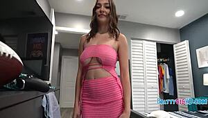 Tits out for step family street favorite!