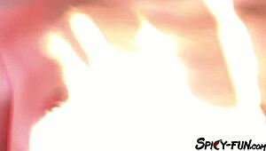 Dancer's Juicy Pussy Licked During Steamy Vintage Strip!