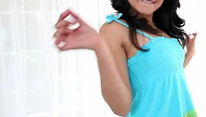 19YO Andrea Kelly's Emotional Huge Cock POV Blowjob Cum Swallow Thrill