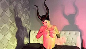 Maleficent Monika Fox Rams Staff Deep in Ass for Hard Anal
