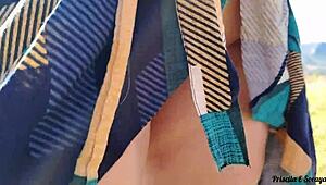 i can't believe my stepmom and stepdaughter flashing in public garden sunbathing like total sluts... comment if you want more vids