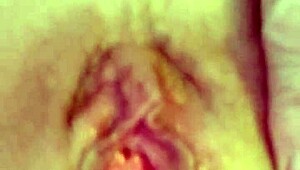 granny redhead masturbates wet pussy squirting toward massive creampie explosion