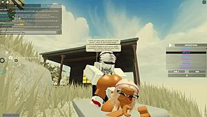 Blonde deepthroats black cock then takes wet anal doggystyle pounding