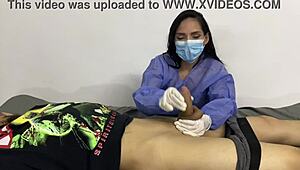 My Patient's Cock Got So Hard I Couldn't Resist Deepthroating It Sloppy in Hospital Roleplay