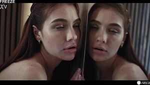 hey, watch this 18yo brat get bound and ripped by old handyman in elevator stop-time fetish