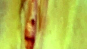 granny redhead masturbates wet pussy squirting toward massive creampie explosion