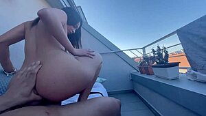 hey this italian 18+ babe's wet pussy gets creampied by monster cock deep