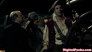 jesse jane dives close-up into ffm threesome with big tits hairy cumshots