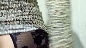 unknown stranger gropes latina wife ass in hotel room amateur prostitute style